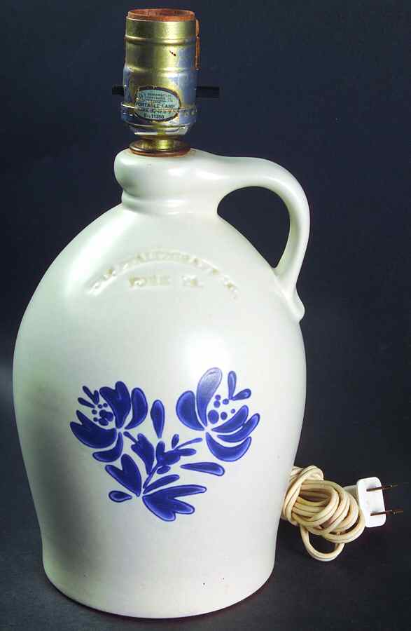 Yorktowne Large Jug Table Lamp No Shade by Pfaltzgraff-1