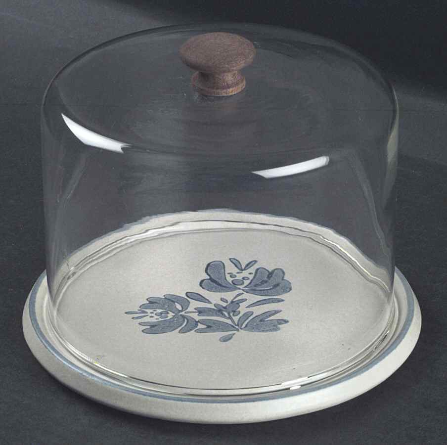 Yorktowne Round Cheese Dish & Lid by Pfaltzgraff-1