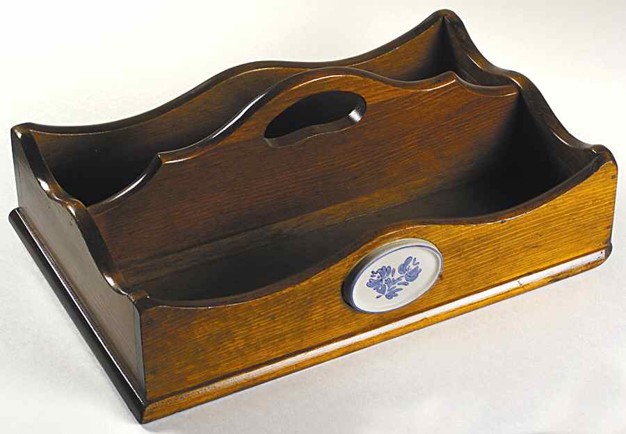 Yorktowne Wood Cutlery Tray by Pfaltzgraff-1