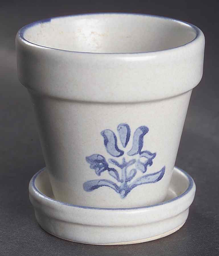 Yorktowne 2" Flower Pot & Underplate by Pfaltzgraff-1