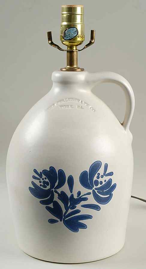 Yorktowne Large Jug Table Lamp No Shade by Pfaltzgraff-1