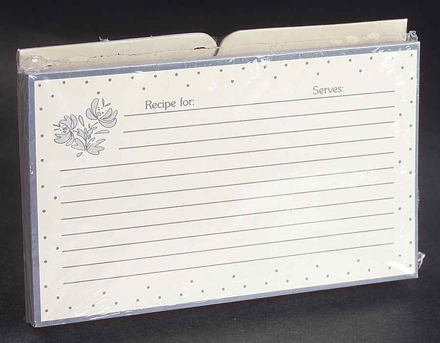 Yorktowne Paper Recipe Card - Set of 40 by Pfaltzgraff-1