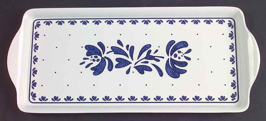 Yorktowne 15" Handled Melamine Serving Tray by Pfaltzgraff-1