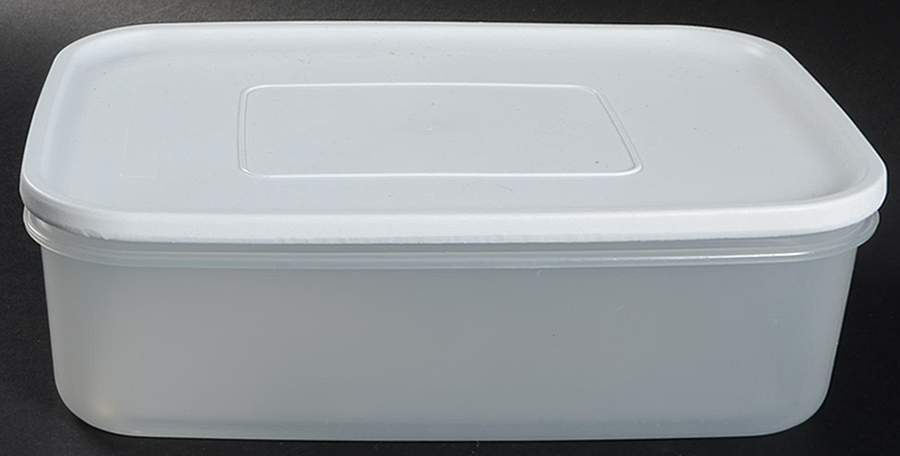 Yorktowne 5" Rectangular Plastic Microwave Container & Lid by Pfaltzgraff-1