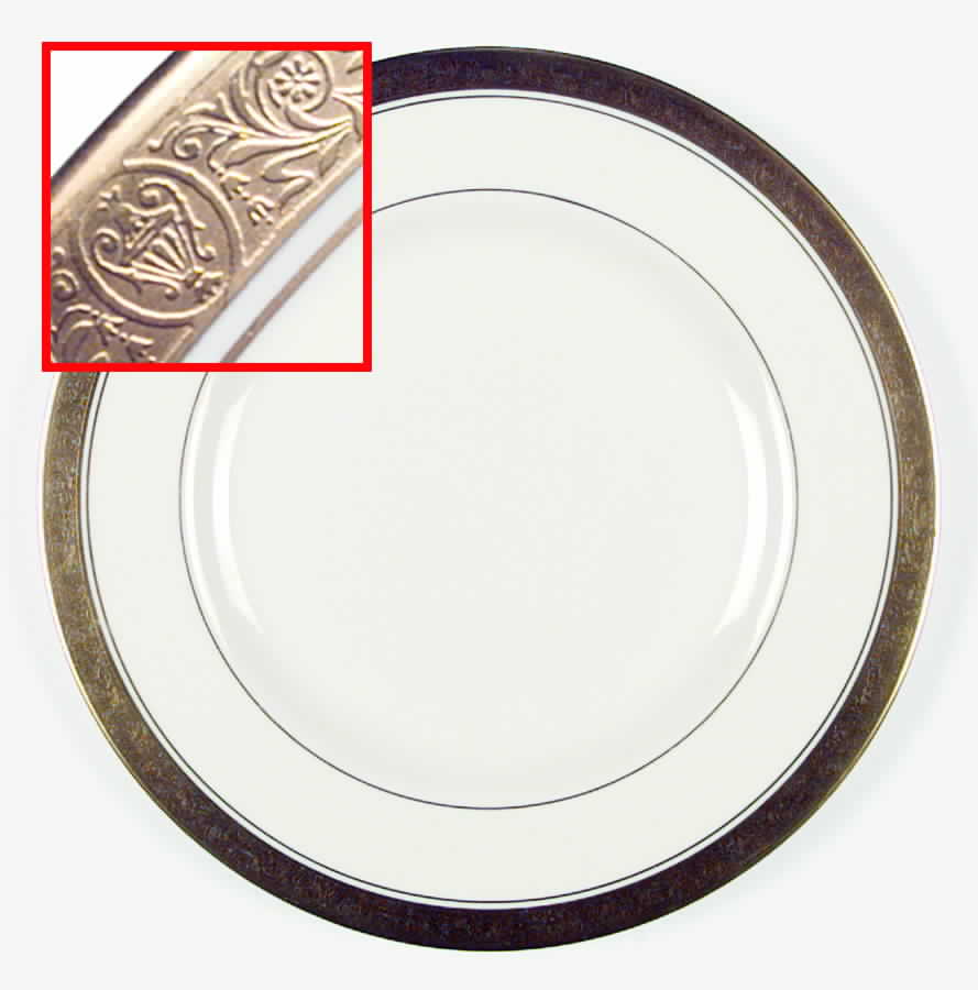 Athenian Dinner Plate by Pickard-1