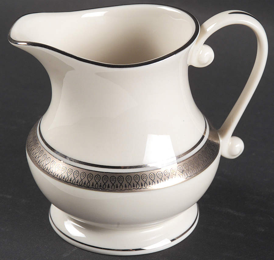 Geneva (Ivory Background) Creamer by Pickard-1