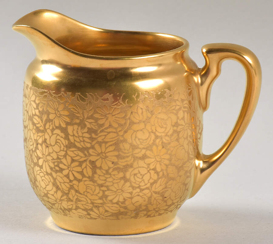 Gold Creamer by Pickard-1