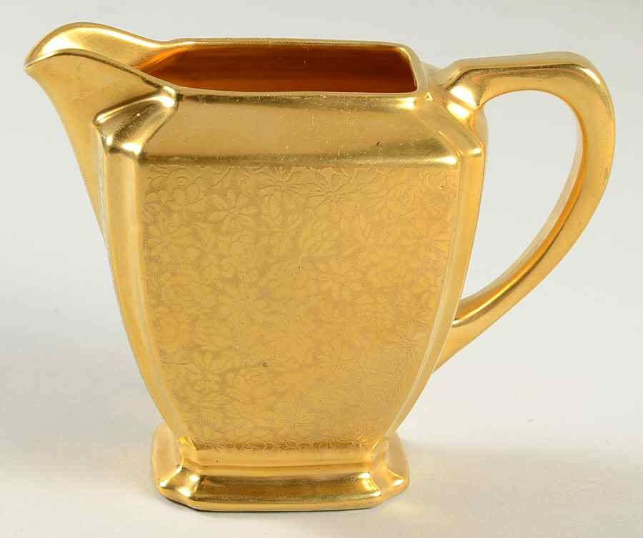 Rose and Daisy Creamer by Pickard-1