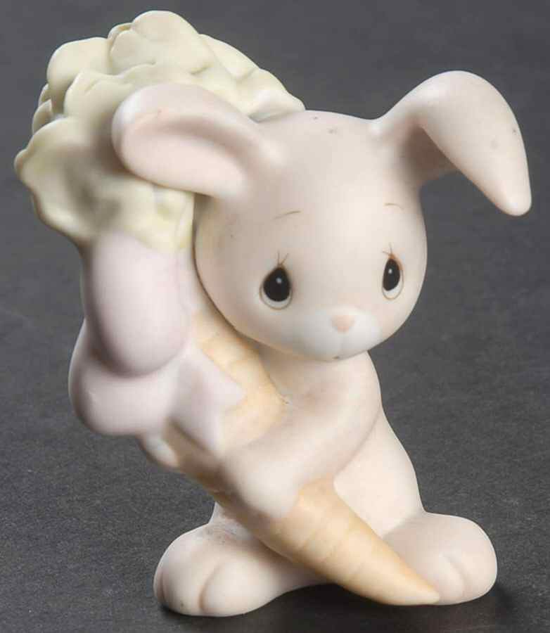 Animal Collection-Rabbit Bow&Arrow-Bunny With Carrot - Bow&Arrow Trademark With Box by Precious Moments-1
