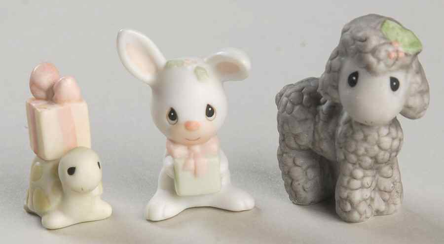 Animal Set-Mini Nativity Olive Branch-Mini Animals Set Of 3 - Olive Branch Trademark, No Box by Precious Moments-1