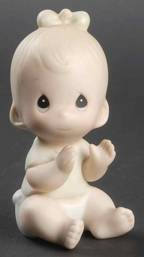 Baby Girl Clapping Ship-Baby Girl Clapping - Ship Trademark With Box by Precious Moments-1