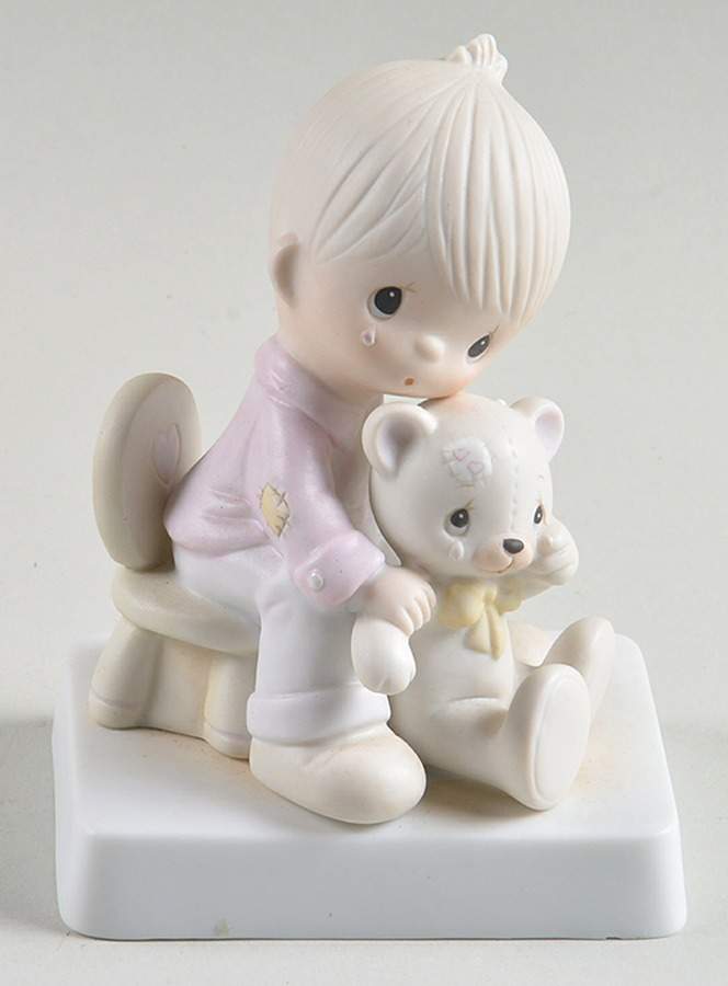 Bear Ye One Another's Burdens Hour Glass-Bear Ye One Another's Burdens - Hourglass Trademark With Box by Precious Moments-1