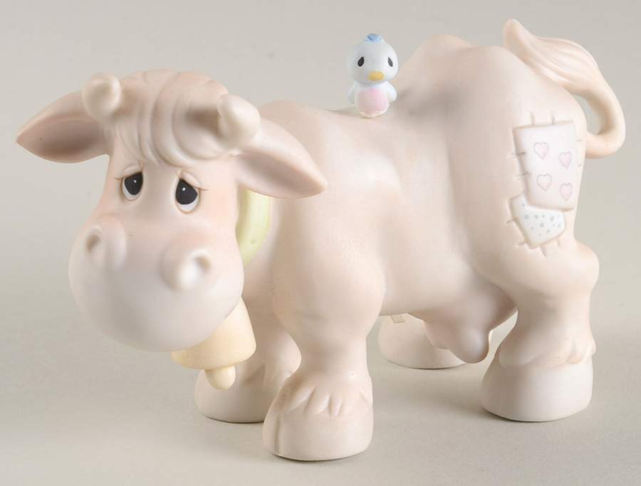 Cow-Nativity Addition No Mark-Cow - No Trademark, No Box by Precious Moments-1