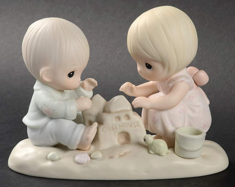 God Bless Our Home Trumpet-God Bless Our Home - Trumpet Trademark With Box by Precious Moments-1