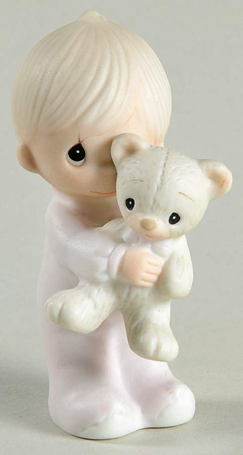 Jesus Loves Me-Boy G-Clef-Jesus Loves Me - G Clef Trademark With Box by Precious Moments-1