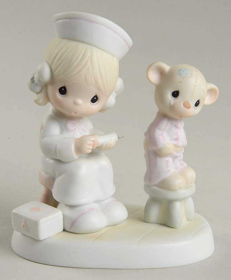 Love Beareth All Things Trumpet-Love Beareth All Things - Trumpet Trademark, No Box by Precious Moments-1