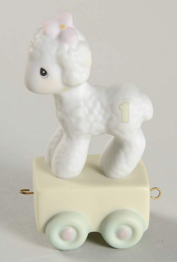 Happy Birthday Little Lamb-Age 1 Trumpet-Happy Birthday Little Lamb - Trumpet Trademark, No Box by Precious Moments-1