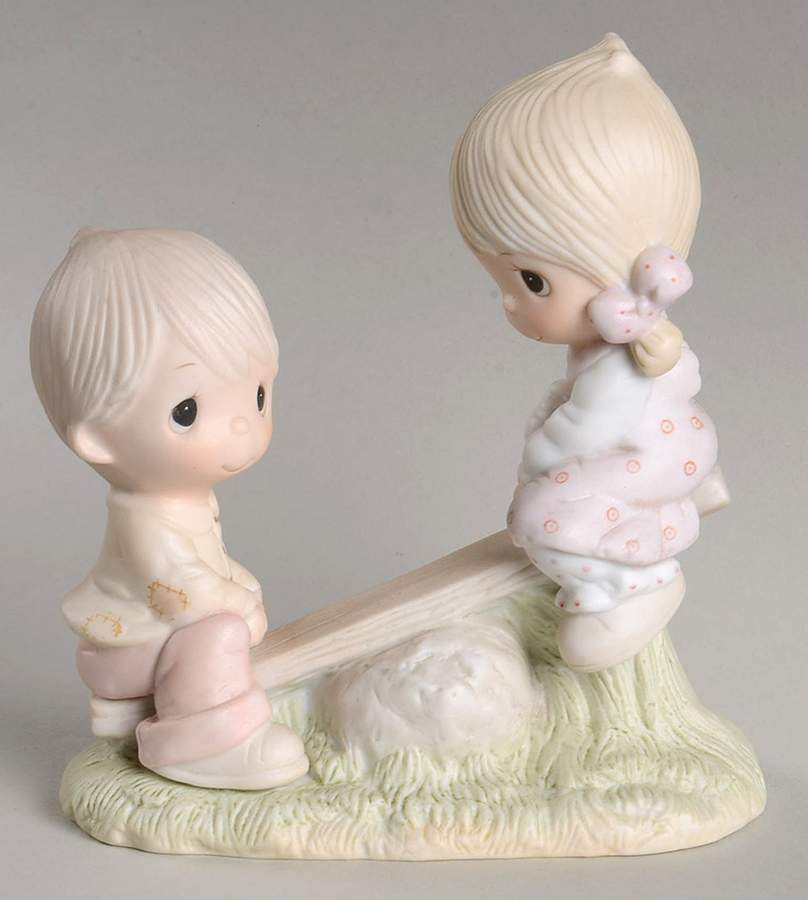 Love Lifted Me Triangle-Love Lifted Me - Triangle Trademark, No Box by Precious Moments-1