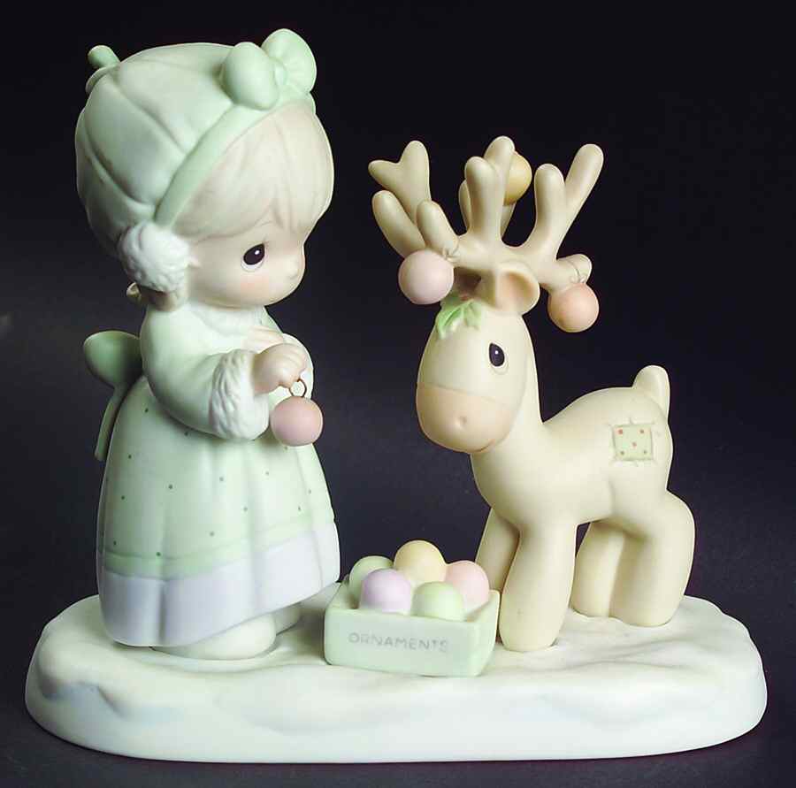 Merry Christmas Deer Vessel-Merry Christmas Deer - Vessel Trademark, No Box by Precious Moments-1