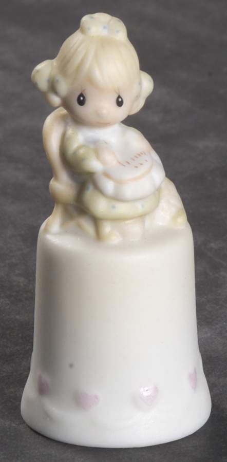 Mother Sew Dear-Thimble Olive Branch-Mother Sew Dear - Olive Branch Trademark, No Box by Precious Moments-1