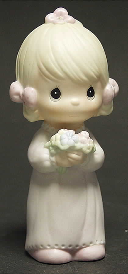 Bridesmaid-No Flower Is Sweet As You Bow & Arrow-Bridesmaid - Bow&Arrow Trademark With Box by Precious Moments-1