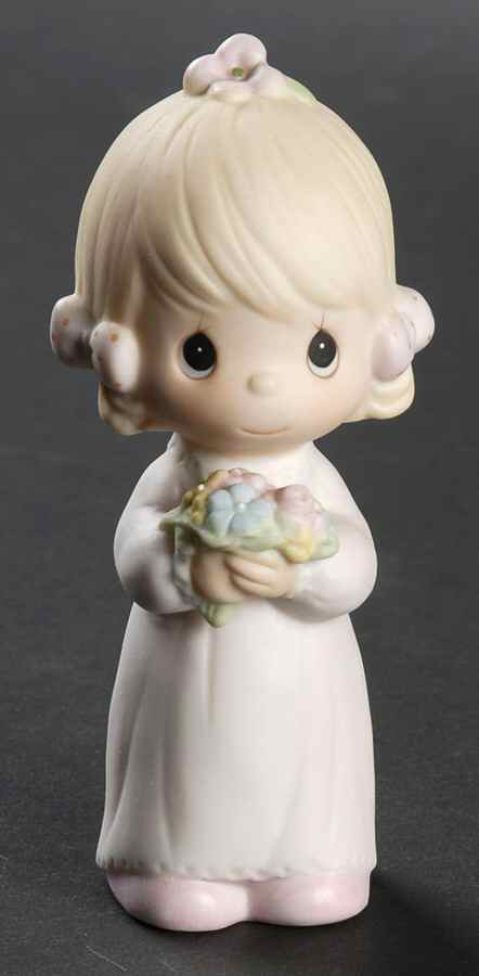 Bridesmaid-No Flower Is Sweet As You Flower-Bridesmaid - Flower Trademark With Box by Precious Moments-1
