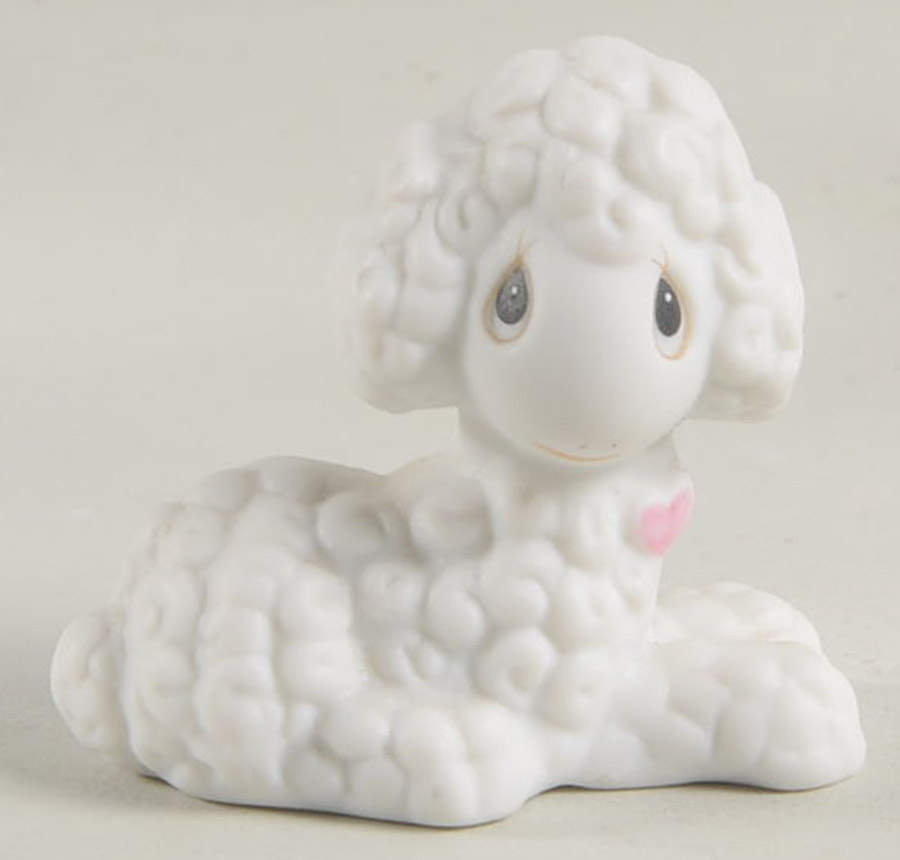 Prepare Ye Way of the Lord Cross - Sheep Only - No Box-Cross Mark by Precious Moments-1