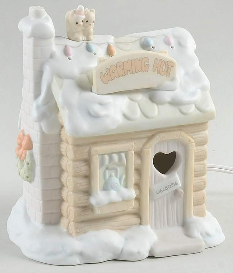 Sugar Town Figurines & Houses Heart - Warming Hut-Lighted - Heart Trademark With Box by Precious Moments-1