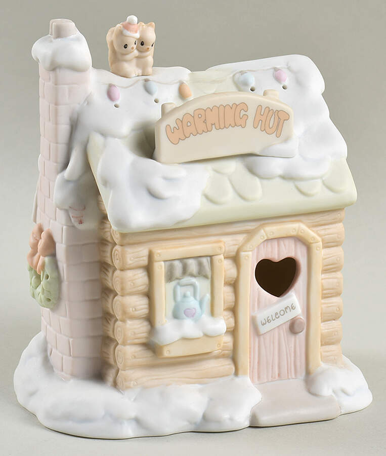 Sugar Town Figurines & Houses Sword - Warming Hut-Lighted - Sword Trademark, No Box by Precious Moments-1