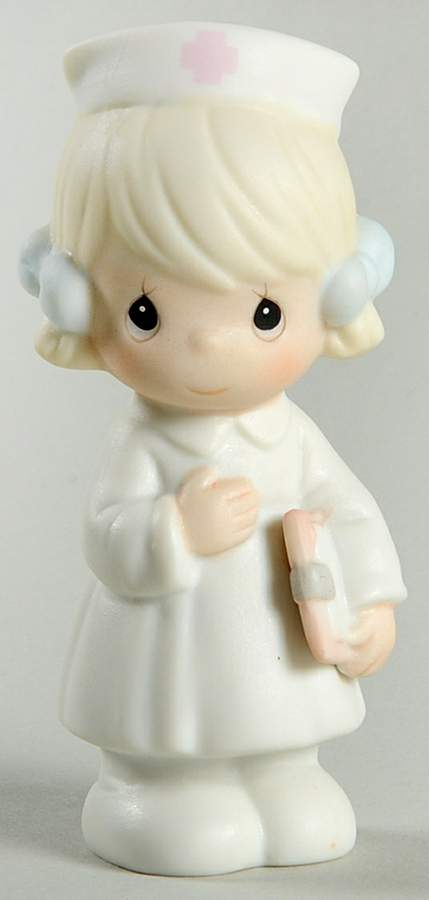 Sugar Town Figurines & Houses Jan-Ship-Nurse Holding Clipboard - Ship Trademark With Box by Precious Moments-1