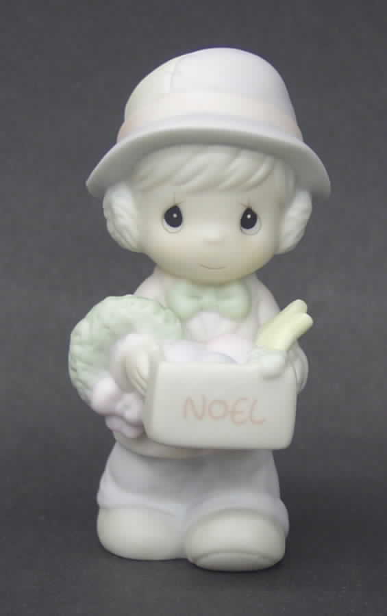 Sugar Town Figurines & Houses Dusty-Ship-Boy With Box Of Ornament - Nb9 Sailboat, No Box by Precious Moments-1