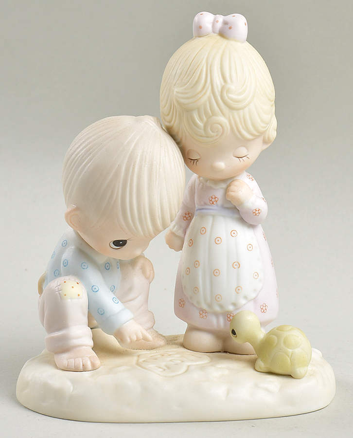 Thou Art Mine Flower-Thou Art Mine - Flower Trademark With Box by Precious Moments-1