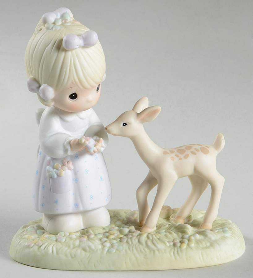 To My Deer Friend Flower-To My Deer Friend - Flower Trademark With Box by Precious Moments-1