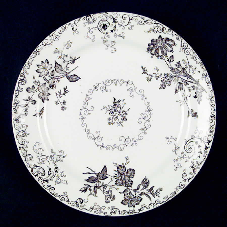 Chelsea Brown Salad Plate by Powell, Bishop & Stonier-1