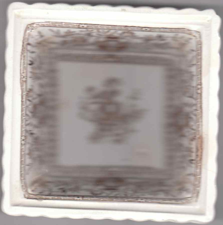 Honfleur 4" Square Sweet Meat by Powell, Bishop & Stonier-1