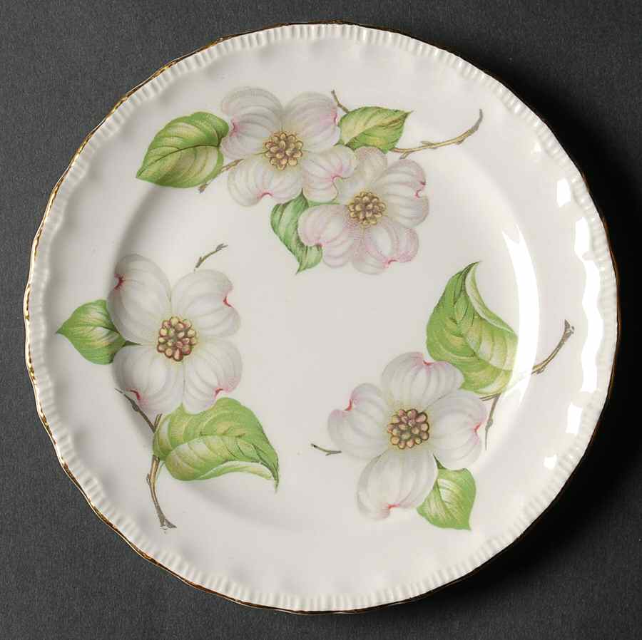 Dogwood (Shell Edge) Bread & Butter Plate by Pope Gosser-1