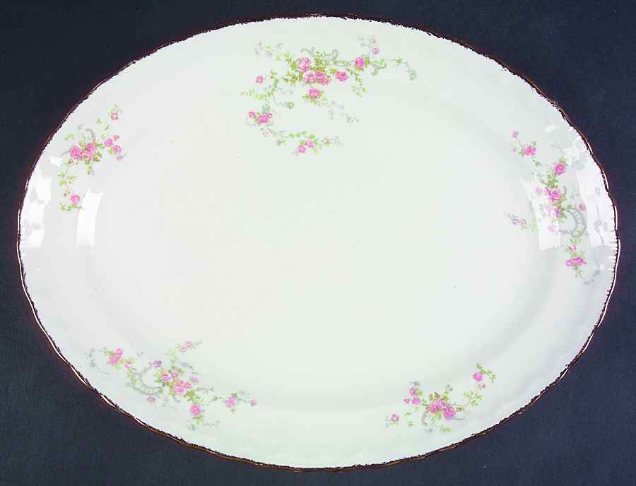 Jean 13" Oval Serving Platter by Pope Gosser-1