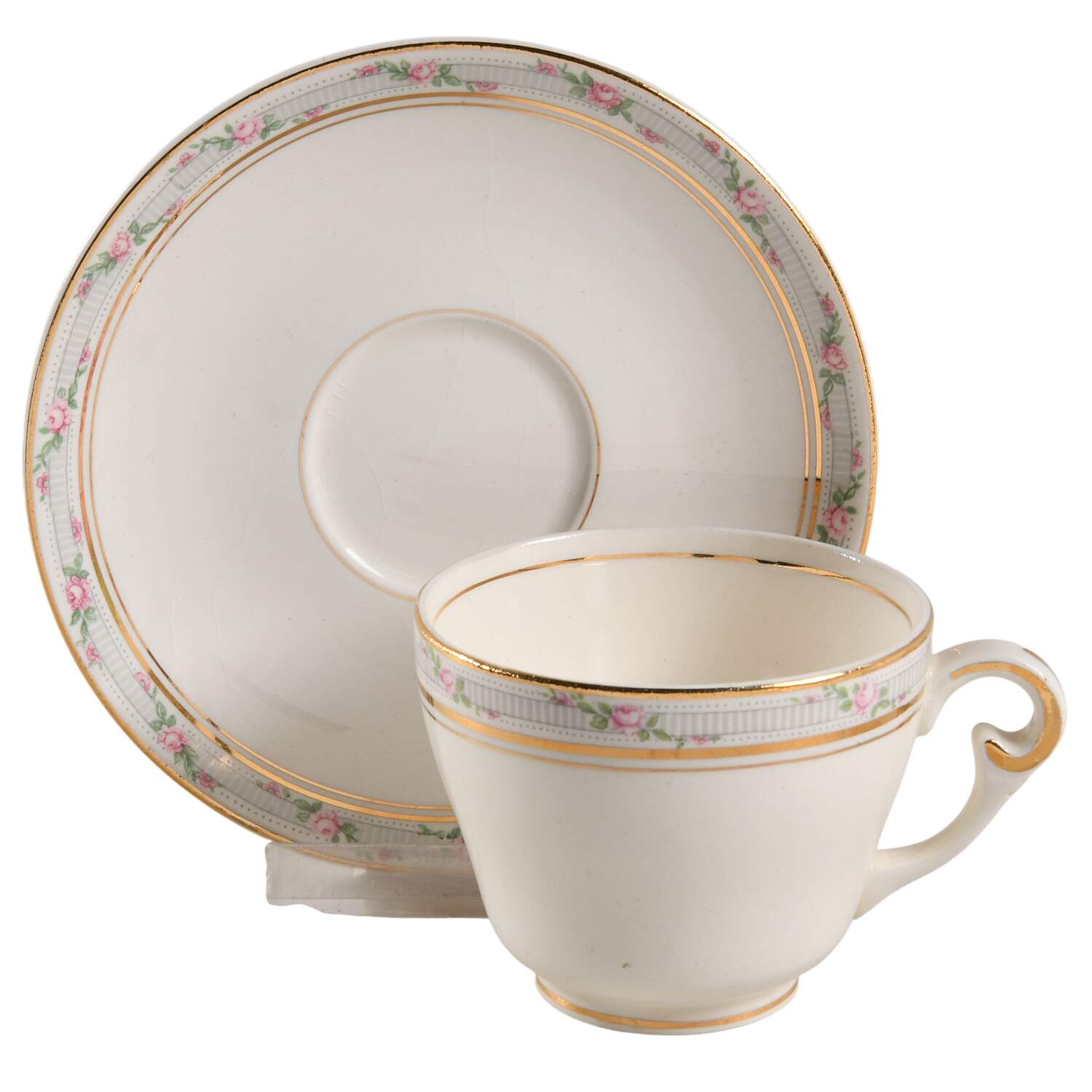 La Belle Footed Demitasse Cup & Saucer Set by Pope Gosser-1