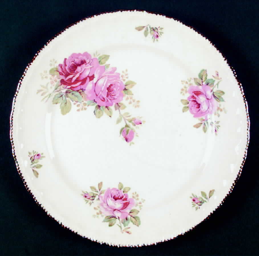 Royal Rose Dinner Plate by Pope Gosser-1