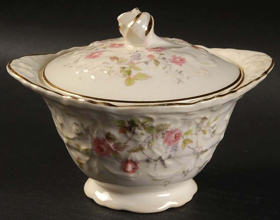 Rosebank Sugar Bowl & Lid by Pope Gosser-1