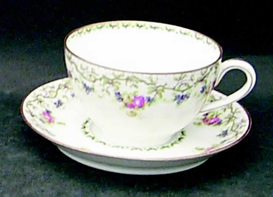 POY101 Flat Cup & Saucer Set by Jean Pouyat-1