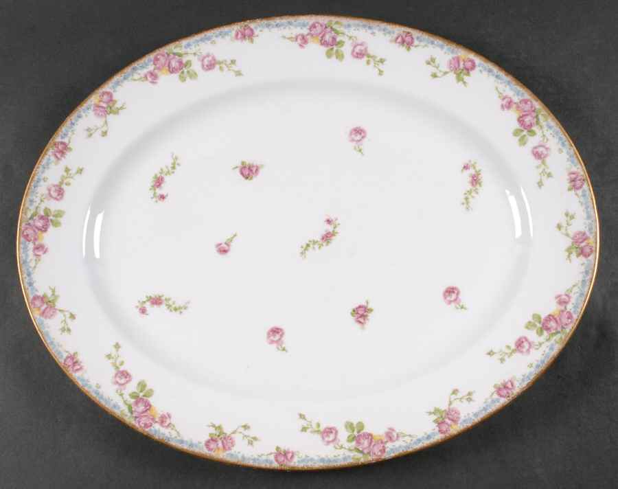 POY22 18" Oval Serving Platter by Jean Pouyat-1