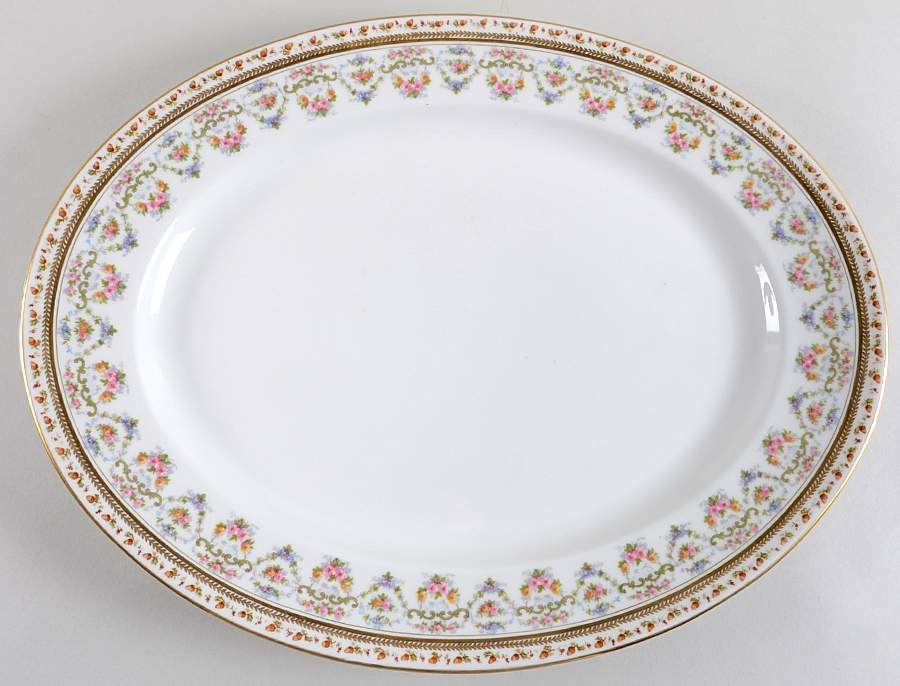 POY63 17" Oval Serving Platter by Jean Pouyat-1