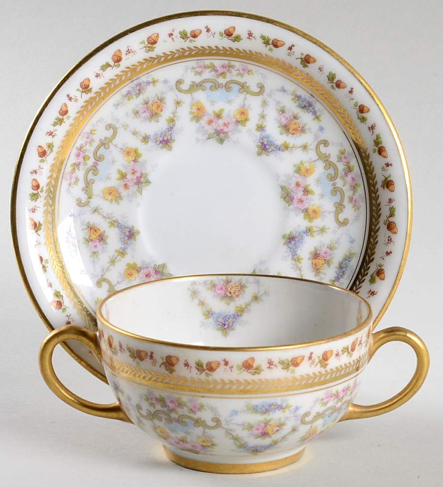 POY63 Bouillon Cup & Saucer by Jean Pouyat-1