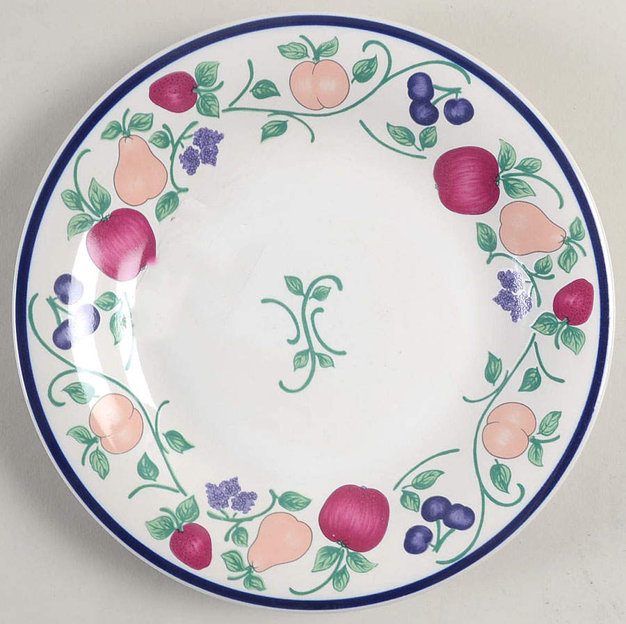 Orchard Medley Salad Plate by Princess House-1