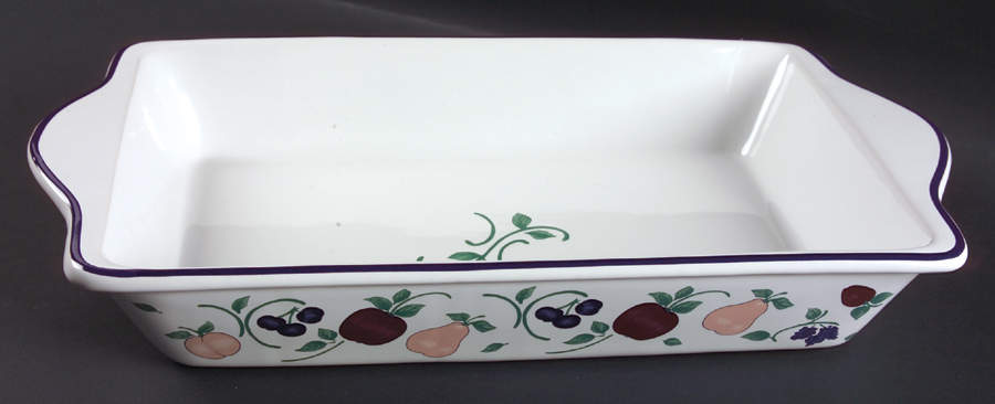 Orchard Medley 16" Rectangular Baker by Princess House-1