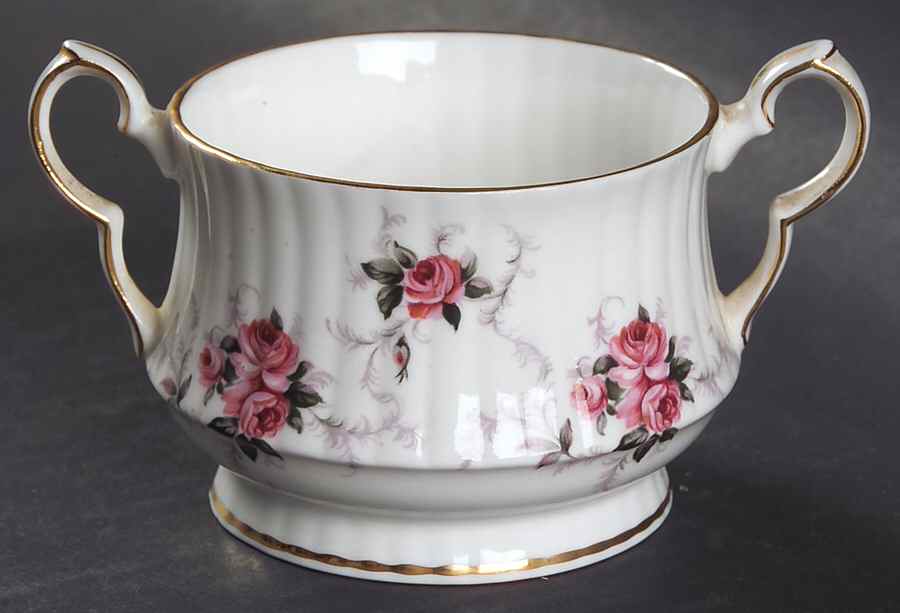 Windsor Rose Open Sugar Bowl by Princess House-1