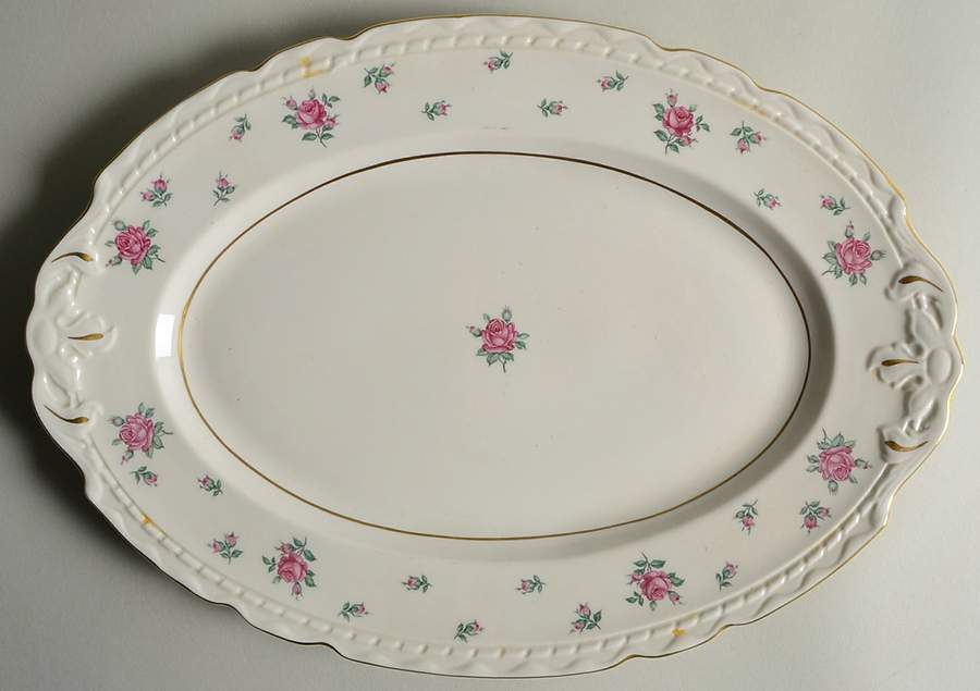 Corsage 13" Oval Serving Platter by Princess - Empcraft (USA)-1