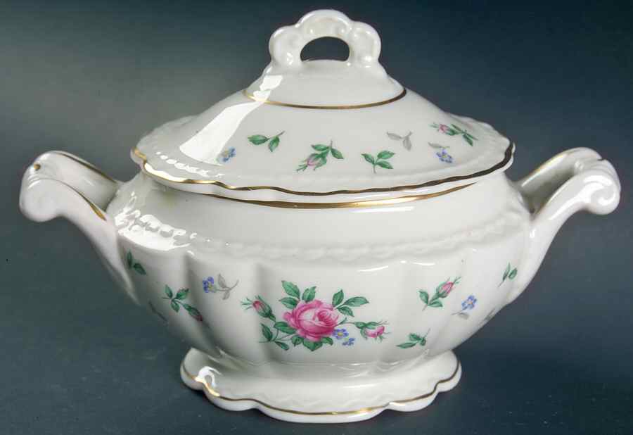 Sweet Briar Sugar Bowl & Lid by Princess - Empcraft (USA)-1