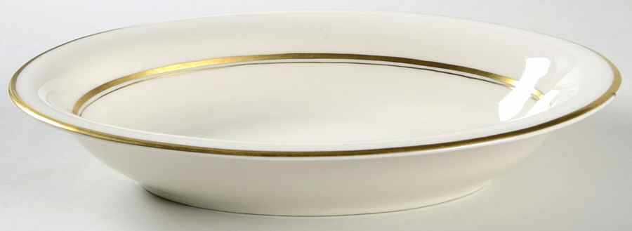 Golden Ring 10" Oval Vegetable Bowl by Nancy Prentiss-1